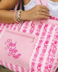 Couture Carryall in Blush Bay (Reversible)