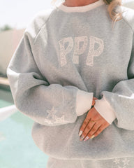 “Daydream” Classic Crew in Sky Grey